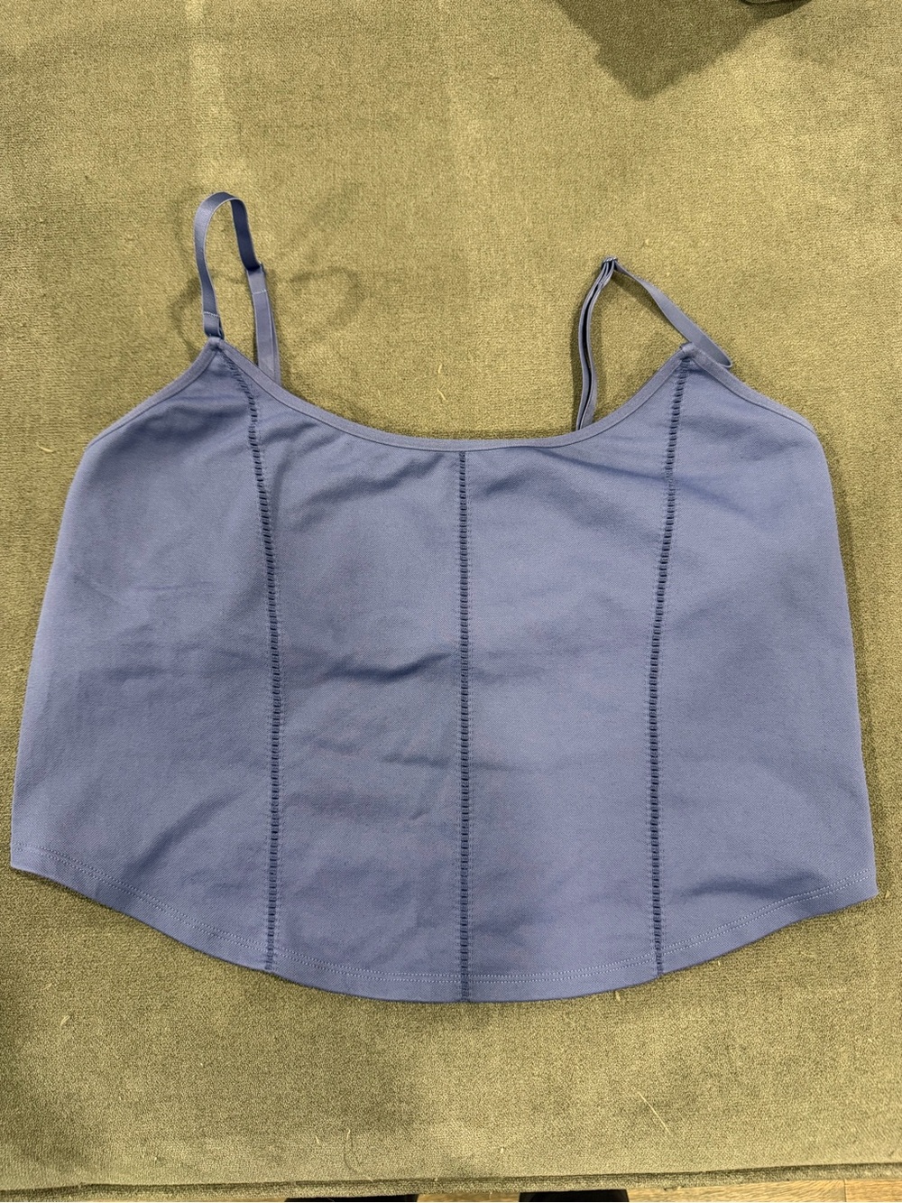aerie Periwinkle Seam-Panel Tank Top
